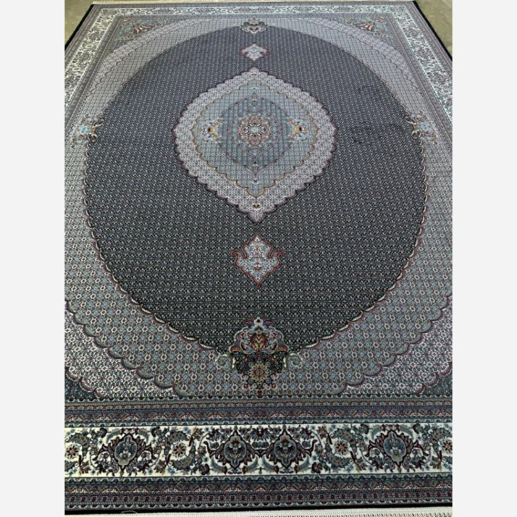 فرش 700 شانه 70030 سرمه ای اکرولیک (پس کرایه)