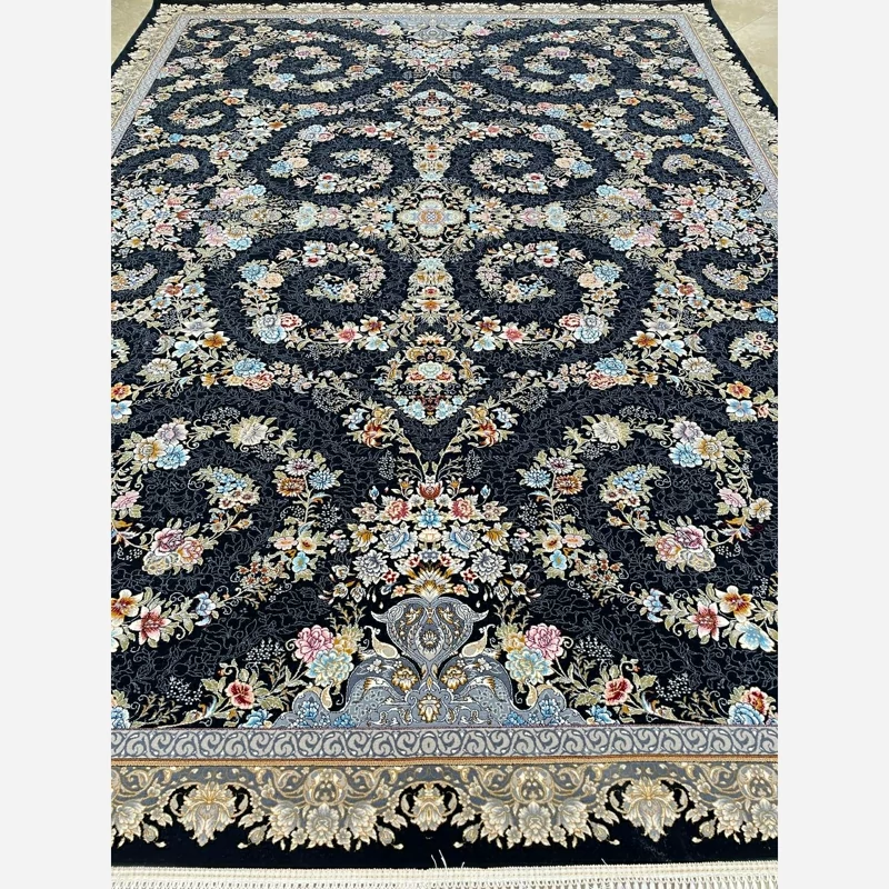 فرش 700 شانه ترانه سرمه ای اکرولیک (پس کرایه)