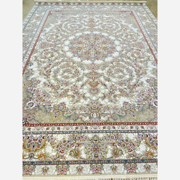 فرش 1200 شانه تبریز مه گل فیلی اکرولیک (پس کرایه)