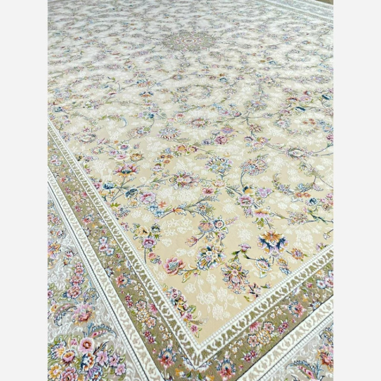 فرش 1200 شانه تبریز بهار کرم اکرولیک (پس کرایه)