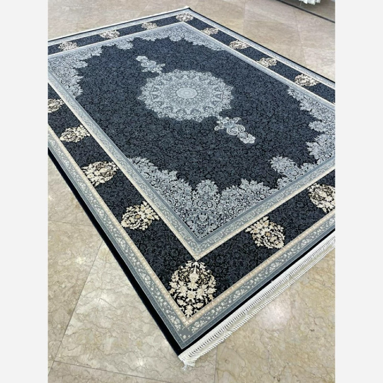 فرش 1200 شانه پانیز سرمه ای تمام اکرولیک (پس کرایه)
