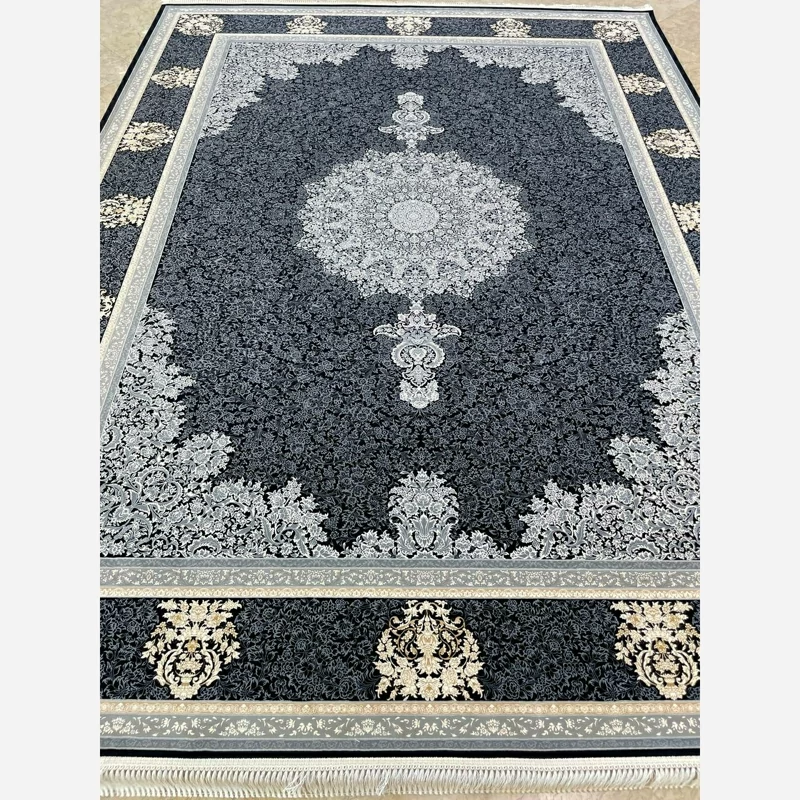 فرش 1200 شانه پانیز سرمه ای تمام اکرولیک (پس کرایه)