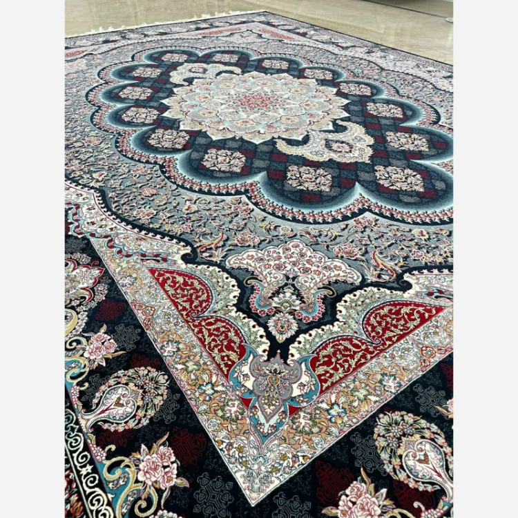 فرش 1200 شانه سامی سرمه ای اکرولیک (پس کرایه)