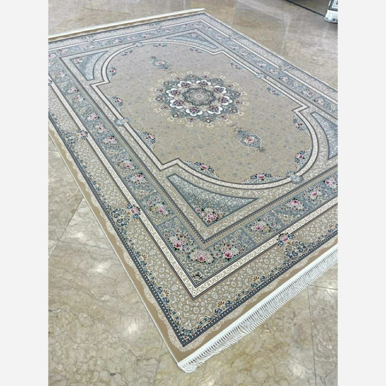 فرش 1200 شانه بوستان بژ اکرولیک (پس کرایه)