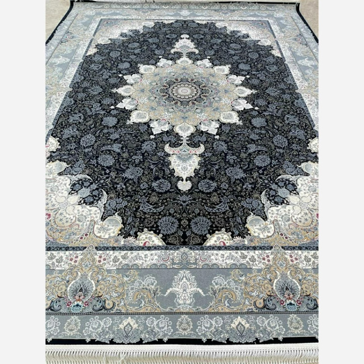 فرش 1200 شانه تبریزان سرمه ای اکرولیک (پس کرایه)