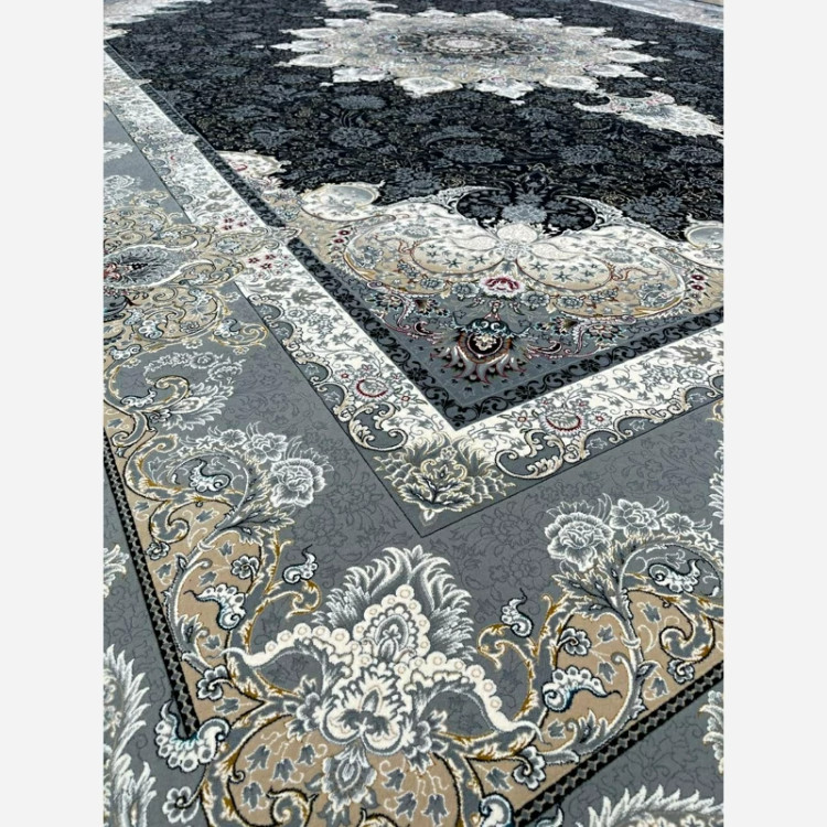 فرش 1200 شانه تبریزان سرمه ای اکرولیک (پس کرایه)