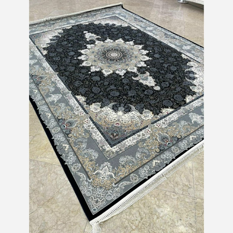 فرش 1200 شانه تبریزان سرمه ای اکرولیک (پس کرایه)
