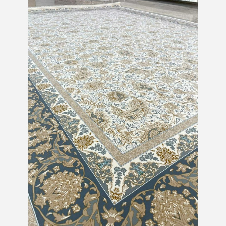 فرش 1200 شانه گوهر افشان کرم اکرولیک (پس کرایه)