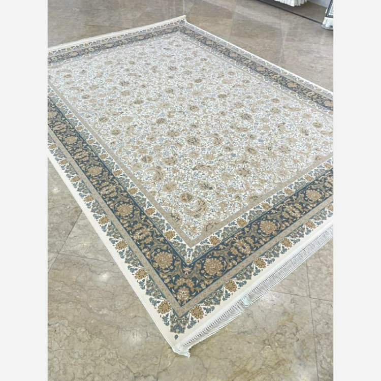 فرش 1200 شانه گوهر افشان کرم اکرولیک (پس کرایه)