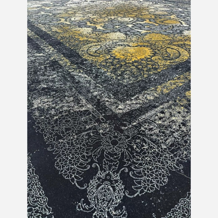 فرش 1200 شانه وینتیج 608 سرمه ای اکرولیک (پس کرایه)