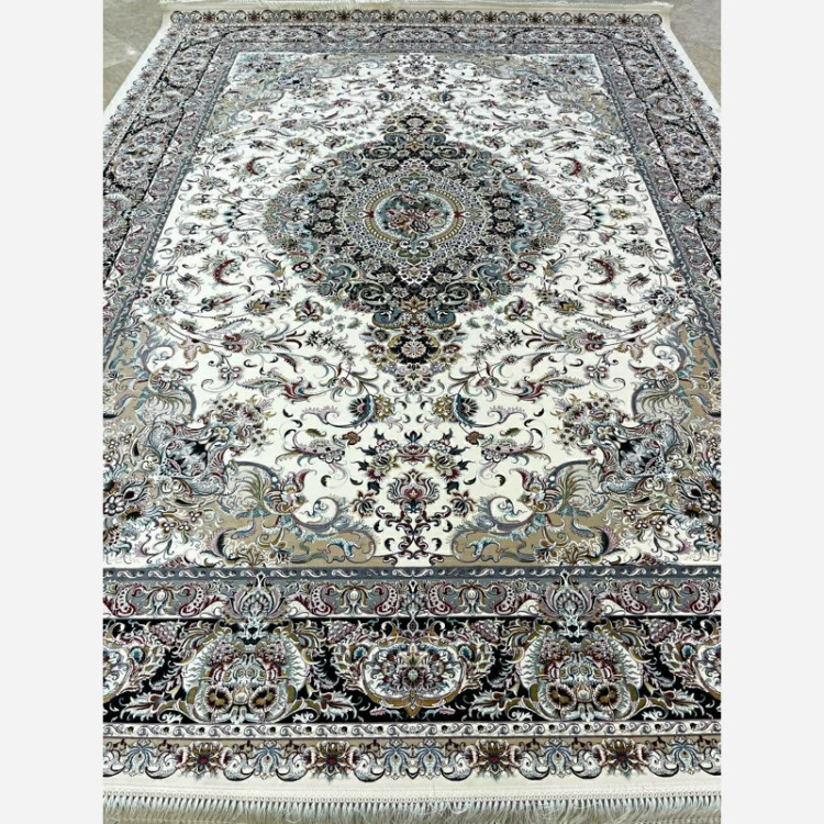 فرش 1200 شانه هشت بهشت کرم اکرولیک (پس کرایه)