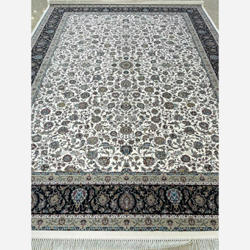 فرش 1200 شانه افشان کاشان کرم اکرولیک (پس کرایه)