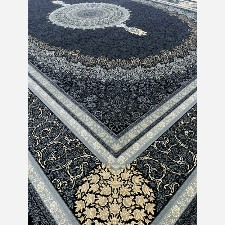 فرش 1200 شانه آذر سرمه ای اکرولیک (پس کرایه)