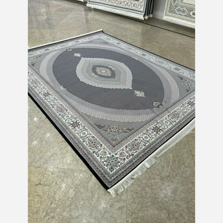 فرش 1200 شانه ریز ماهی سرمه ای اکرولیک (پس کرایه)