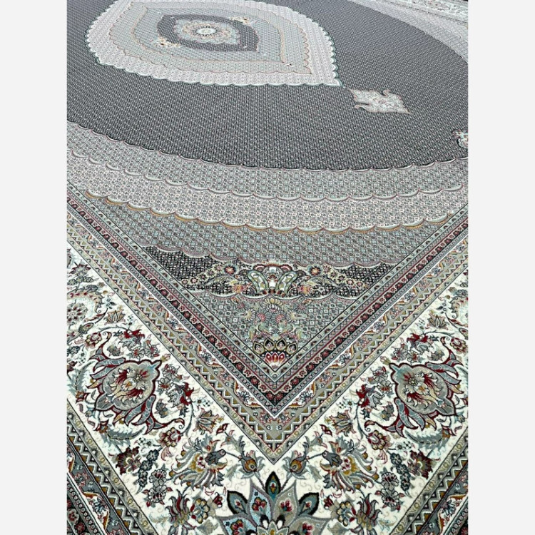 فرش 1200 شانه ریز ماهی سرمه ای اکرولیک (پس کرایه)
