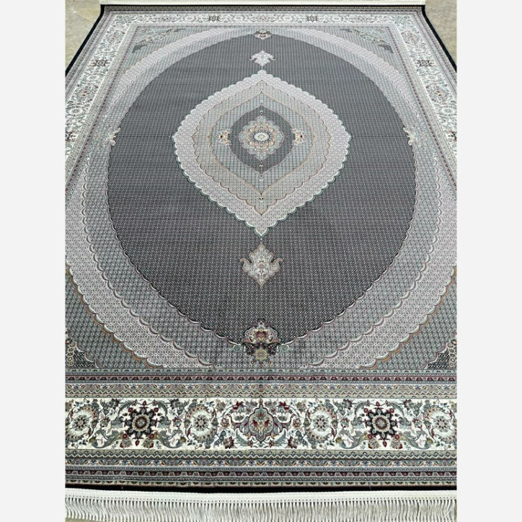 فرش 1200 شانه ریز ماهی سرمه ای اکرولیک (پس کرایه)