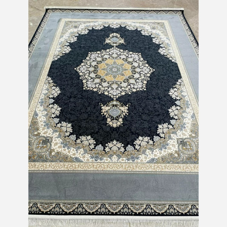 فرش 1200 شانه روناک سرمه ای اکرولیک (پس کرایه)