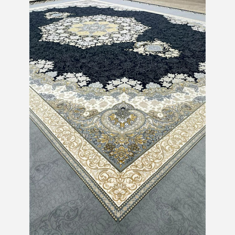 فرش 1200 شانه روناک سرمه ای اکرولیک (پس کرایه)