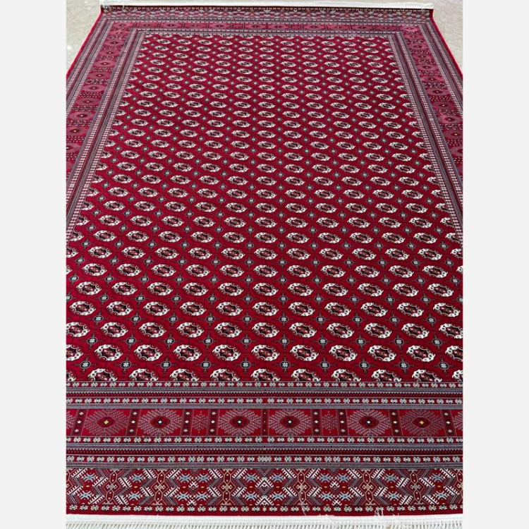 فرش 1200 شانه ترکمن لاکی اکرولیک (پس کرایه)