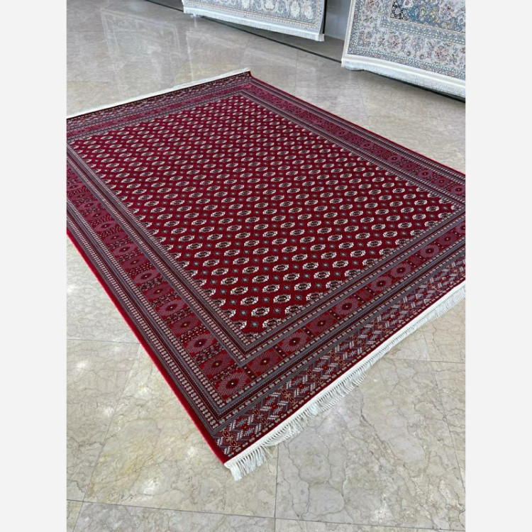 فرش 1200 شانه ترکمن لاکی اکرولیک (پس کرایه)