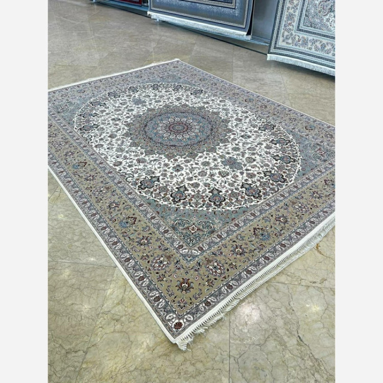 فرش 1200 شانه نایین کرم اکرولیک (پس کرایه)