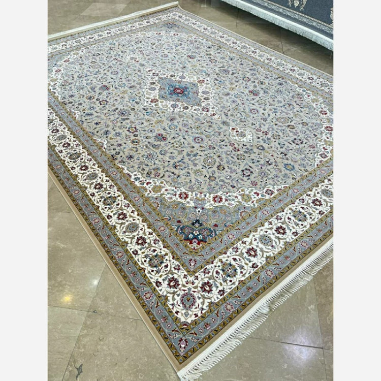 فرش 1200 شانه کاشان بژ اکرولیک (پس کرایه)