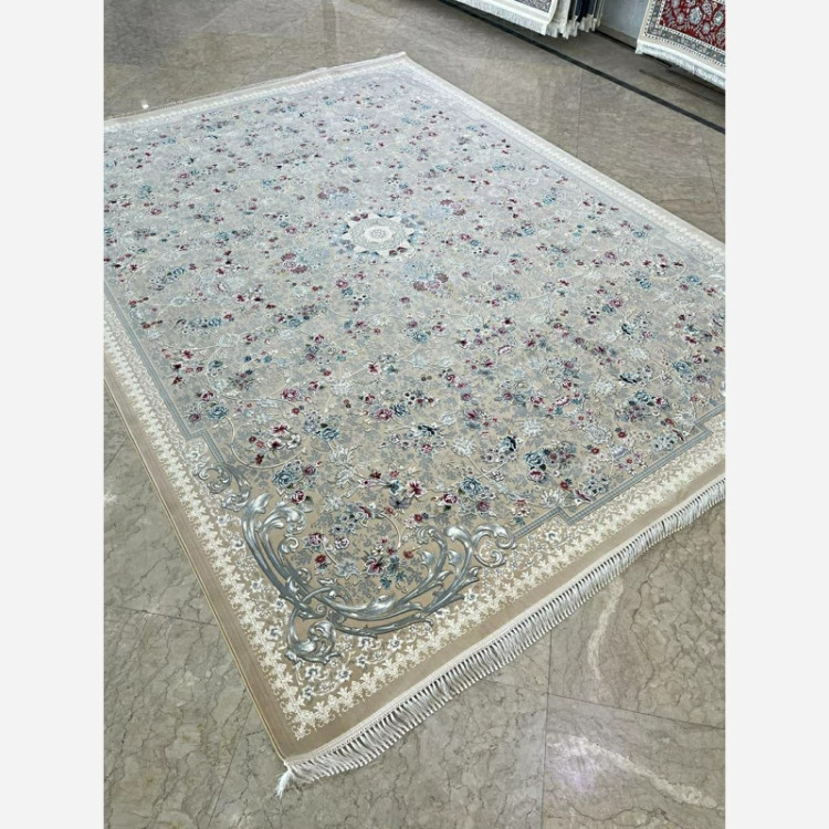 فرش 1200 شانه صدف بژ اکرولیک (پس کرایه)