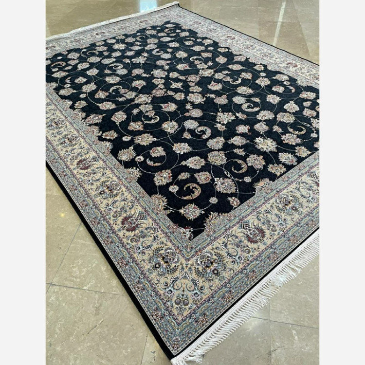 فرش 1200 شانه مهریز سرمه ای اکرولیک (پس کرایه)