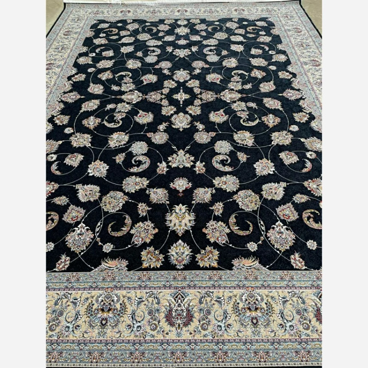 فرش 1200 شانه مهریز سرمه ای اکرولیک (پس کرایه)