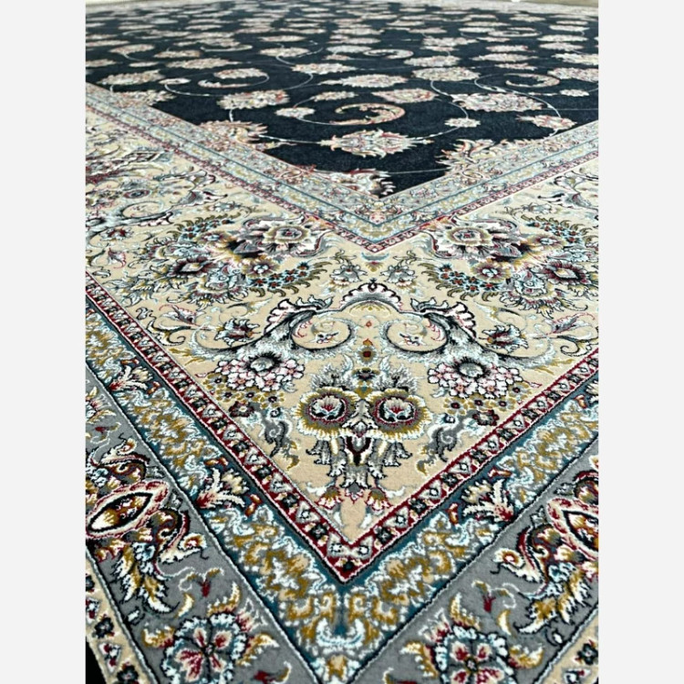 فرش 1200 شانه مهریز سرمه ای اکرولیک (پس کرایه)
