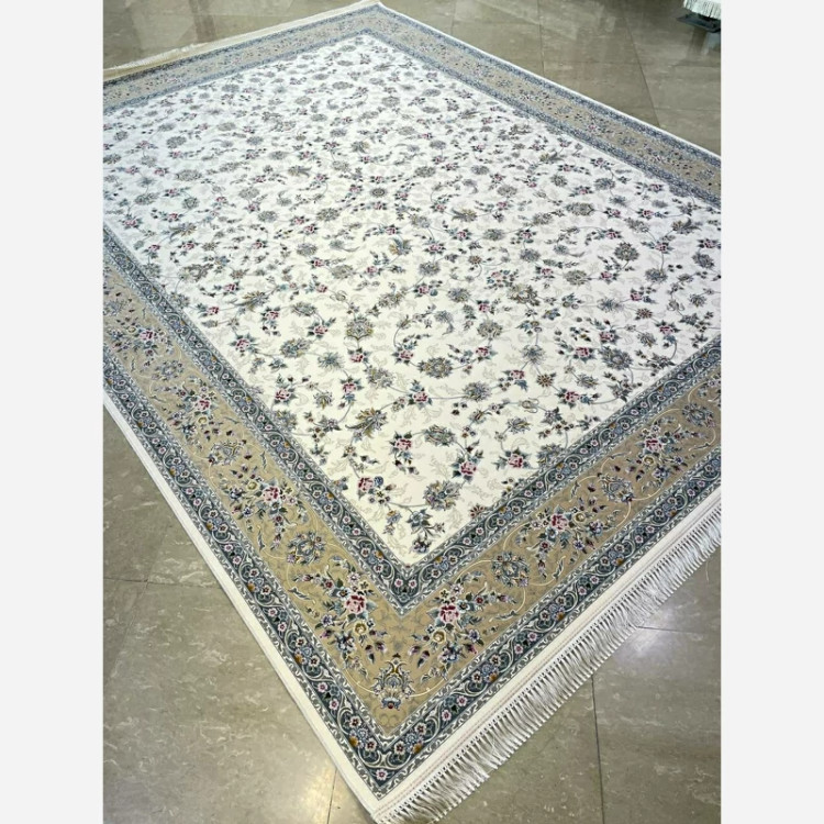 فرش 1200 شانه ابرا کرم اکرولیک (پس کرایه)