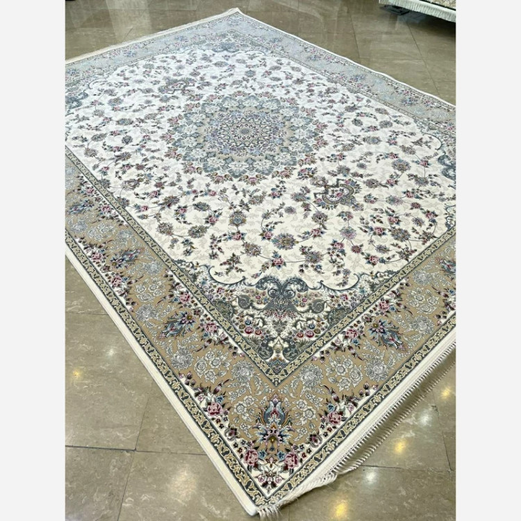 فرش 1200 شانه افسون کرم اکرولیک (پس کرایه)