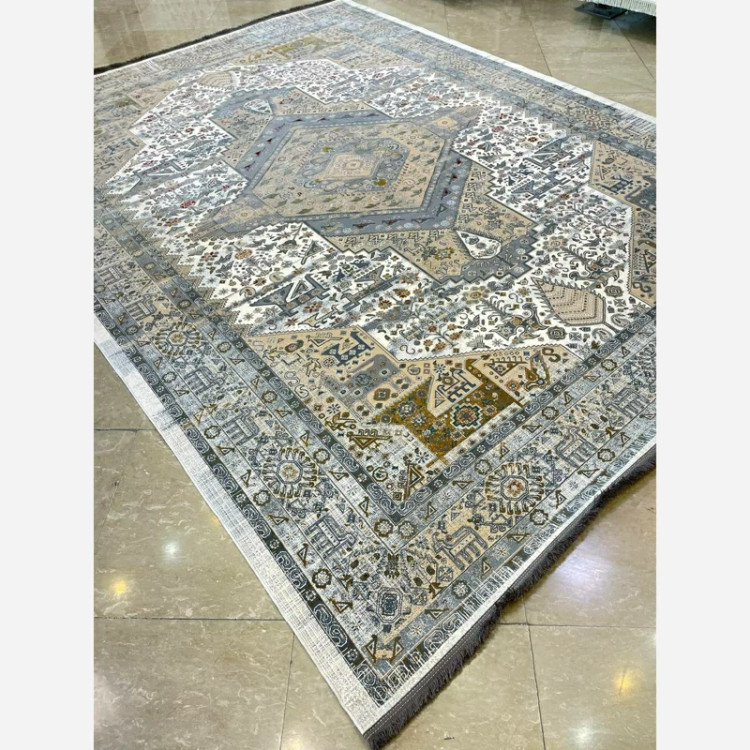 فرش 1200 شانه گبه کرم اکرولیک (پس کرایه)