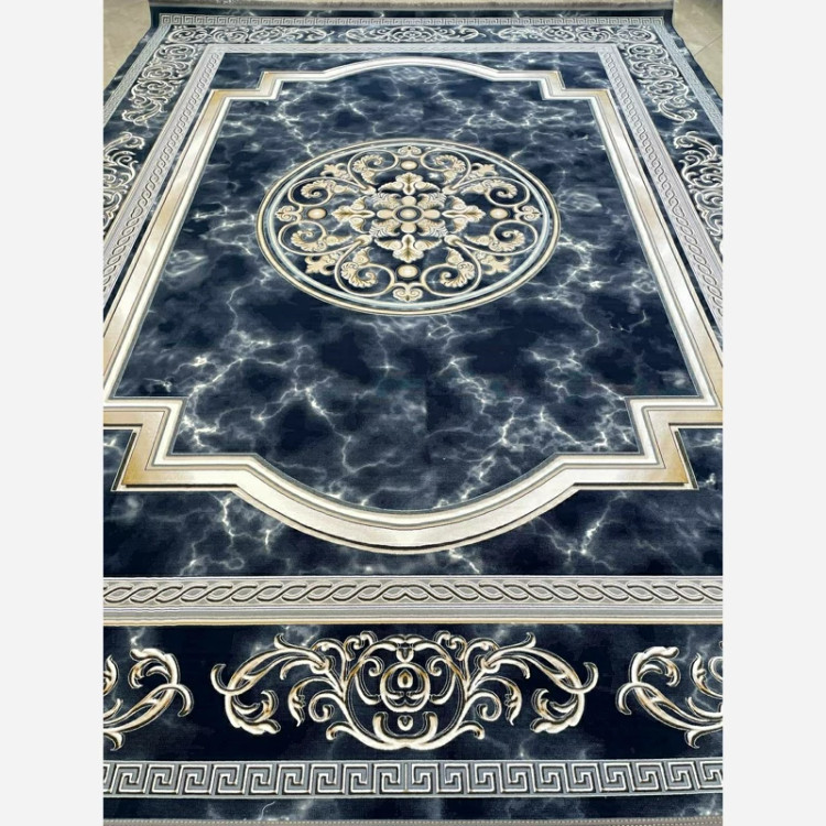 فرش 1200 شانه مدوسا سرمه ای اکرولیک (پس کرایه)