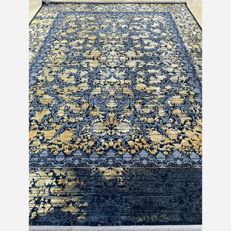 فرش 1200 شانه 607 سرمه ای اکرولیک (پس کرایه)