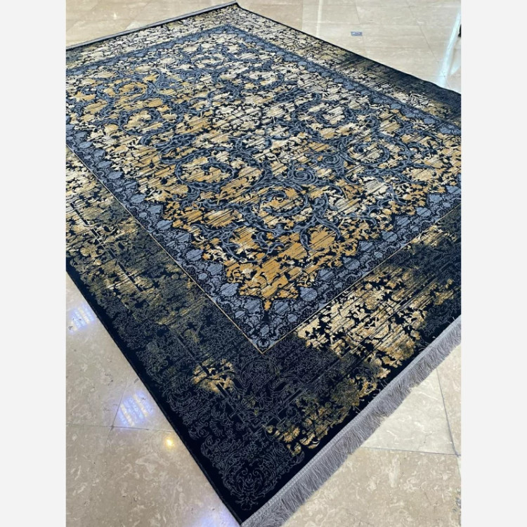 فرش 1200 شانه 607 سرمه ای اکرولیک (پس کرایه)