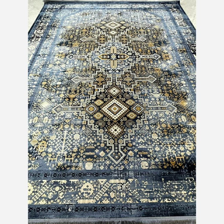 فرش 1200 شانه سیروان سرمه ای اکرولیک (پس کرایه)