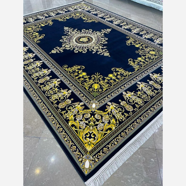 فرش 1200 شانه الهه سرمه ای اکرولیک (پس کرایه)