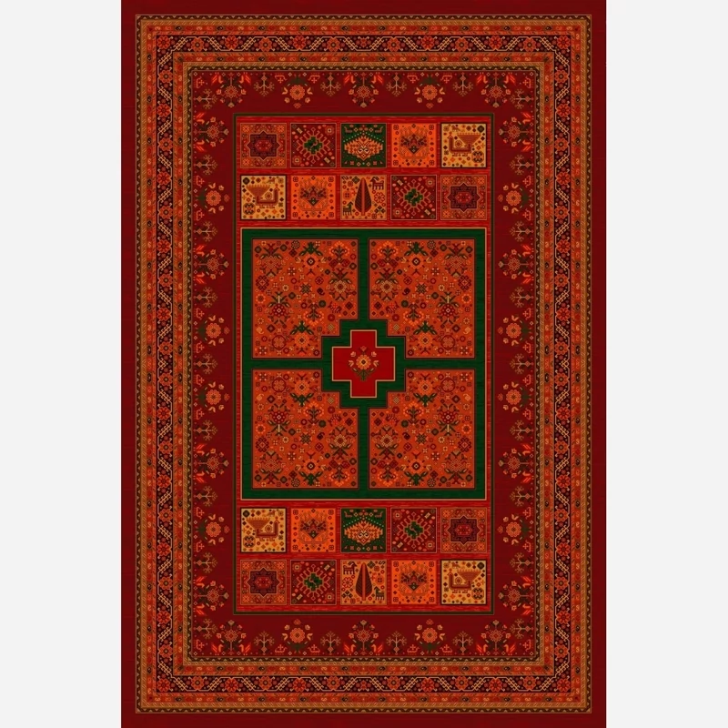 فرش 700 شانه قرمز طرح بلوچ 1175