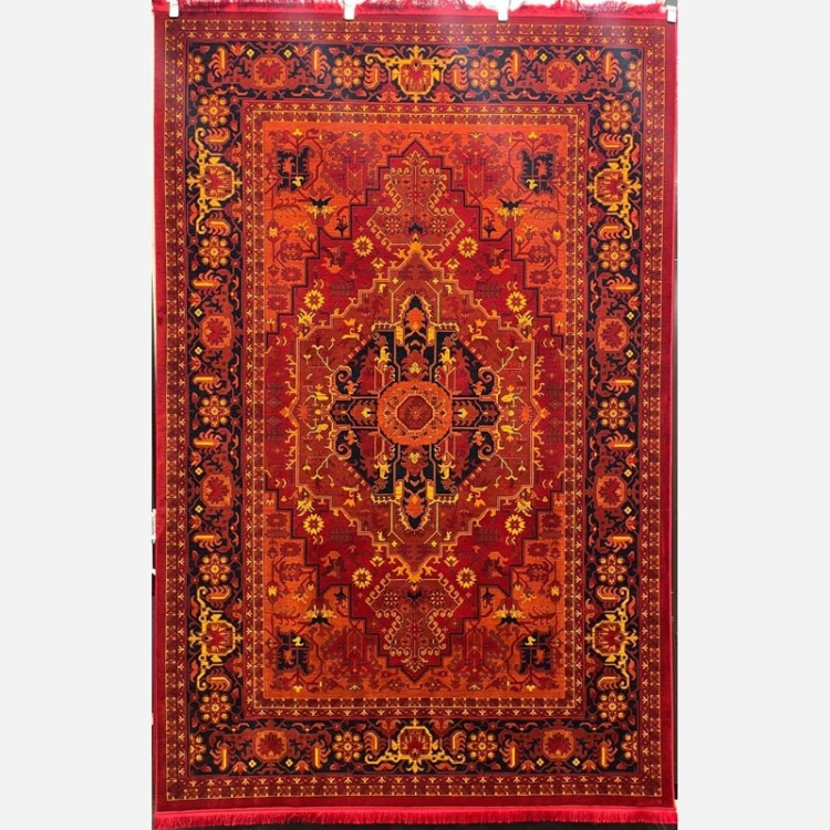 فرش 700 شانه قرمز طرح بلوچ 1173