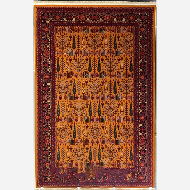 فرش 700 شانه قرمز طرح بلوچ 1160