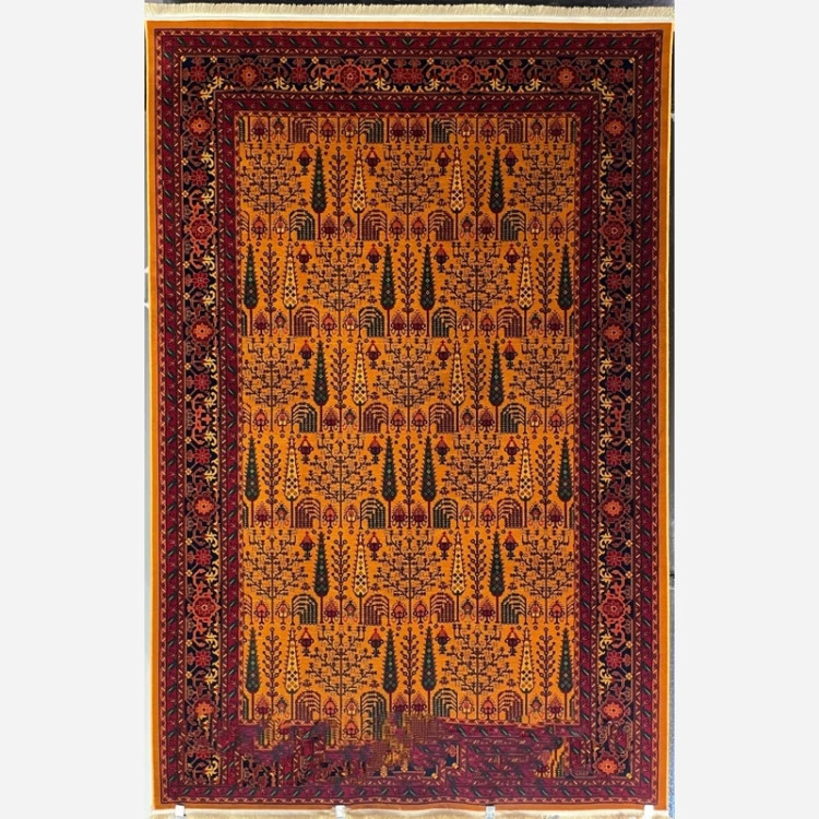 فرش 700 شانه قرمز طرح بلوچ 1160