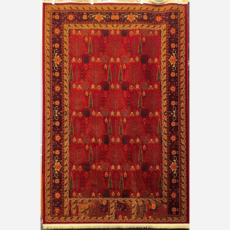 فرش 700 شانه قرمز طرح بلوچ 1161