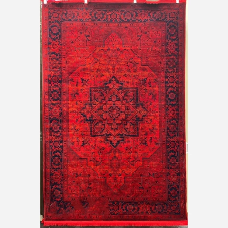 فرش 700 شانه قرمز طرح بلوچ 1144