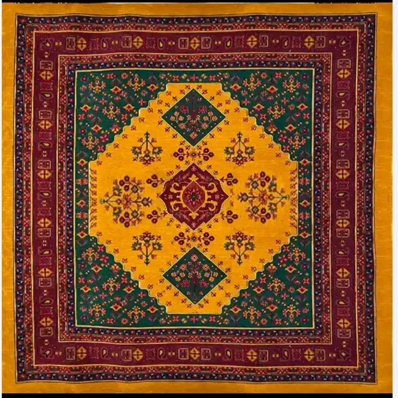 فرش 700 شانه قرمز طرح بلوچ 1138
