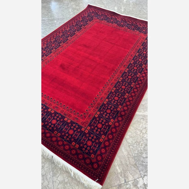 فرش 700 شانه قرمز طرح بلوچ 1137