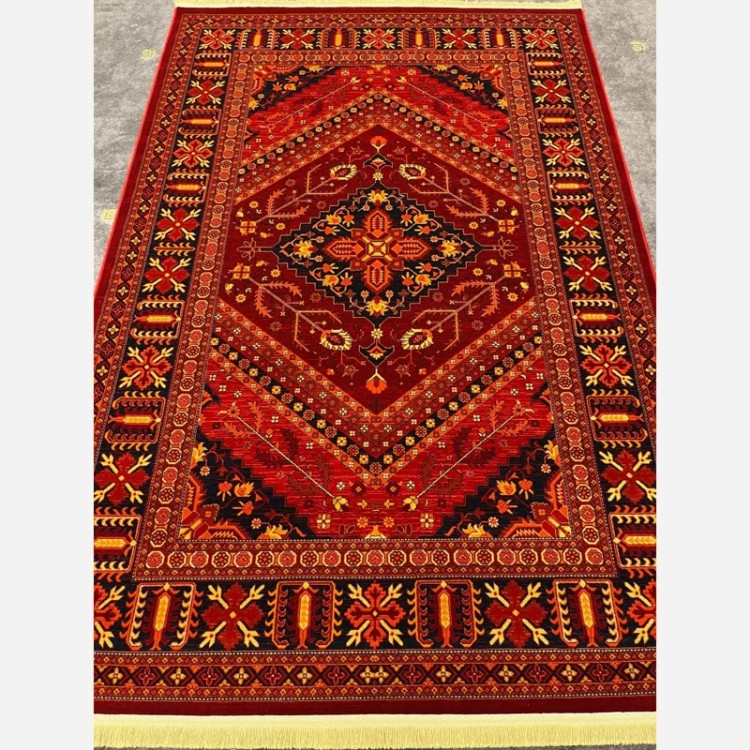 فرش 700 شانه قرمز طرح بلوچ 1129