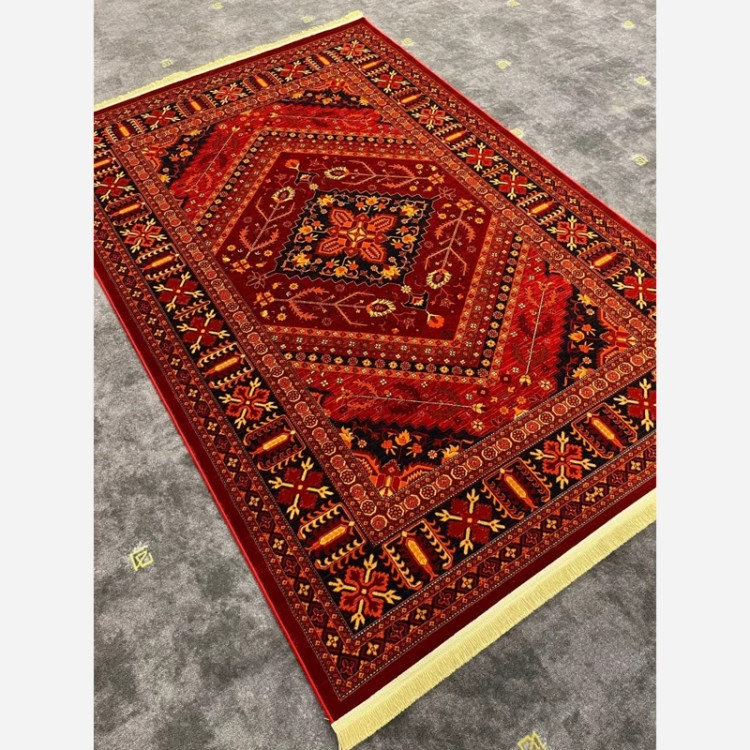 فرش 700 شانه قرمز طرح بلوچ 1129
