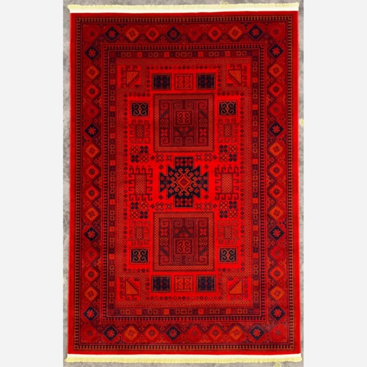 فرش 700 شانه قرمز طرح بلوچ 1123
