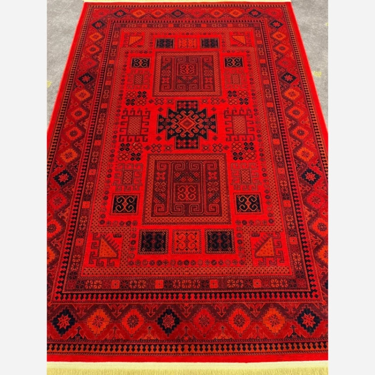 فرش 700 شانه قرمز طرح بلوچ 1123